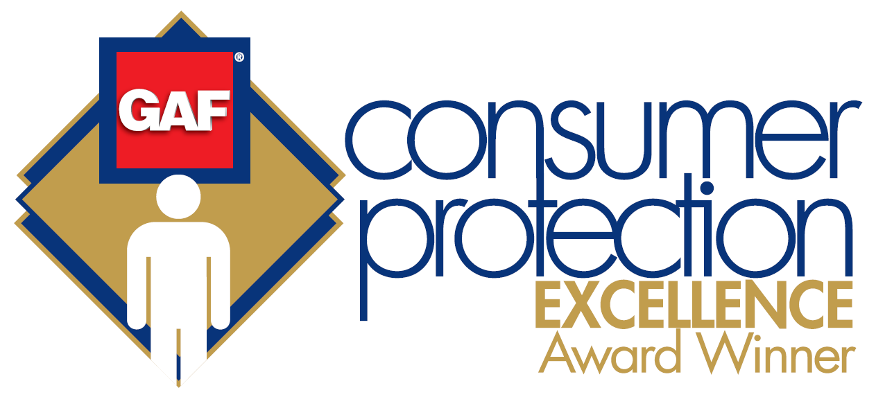 gaf consumer protection excellence logo