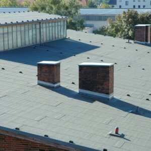 Commercial flat roof